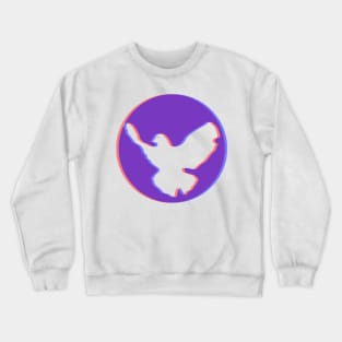 Peace Doves Red and Blue Crewneck Sweatshirt